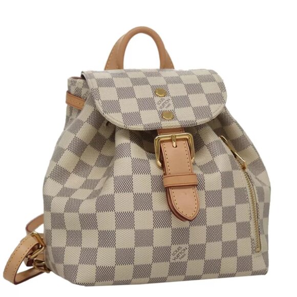 LOUIS VUITTON Damier Azur Speron BB Shoulder Bag N44026 LV Auth 97791A - Picture 1 of 15